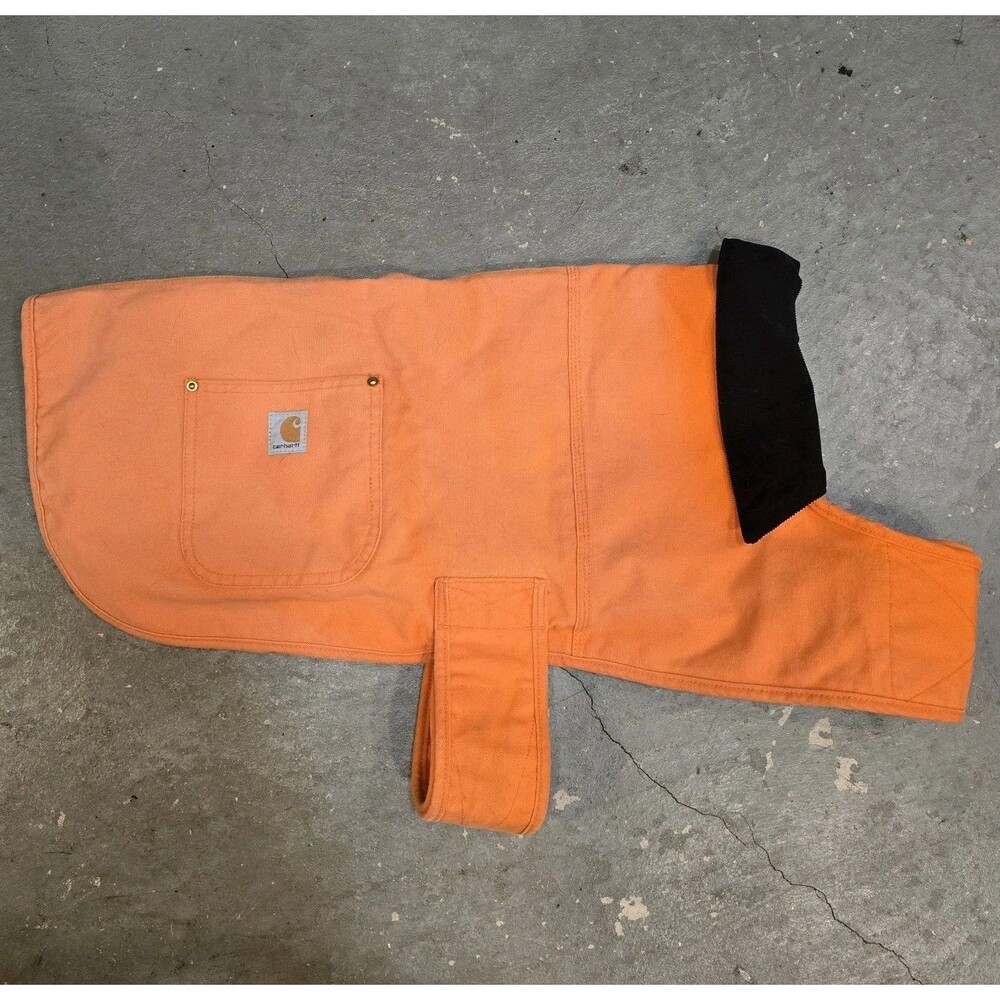 Carhartt Dog Coat Jacket XL Orange Canvas Excellent Hunt